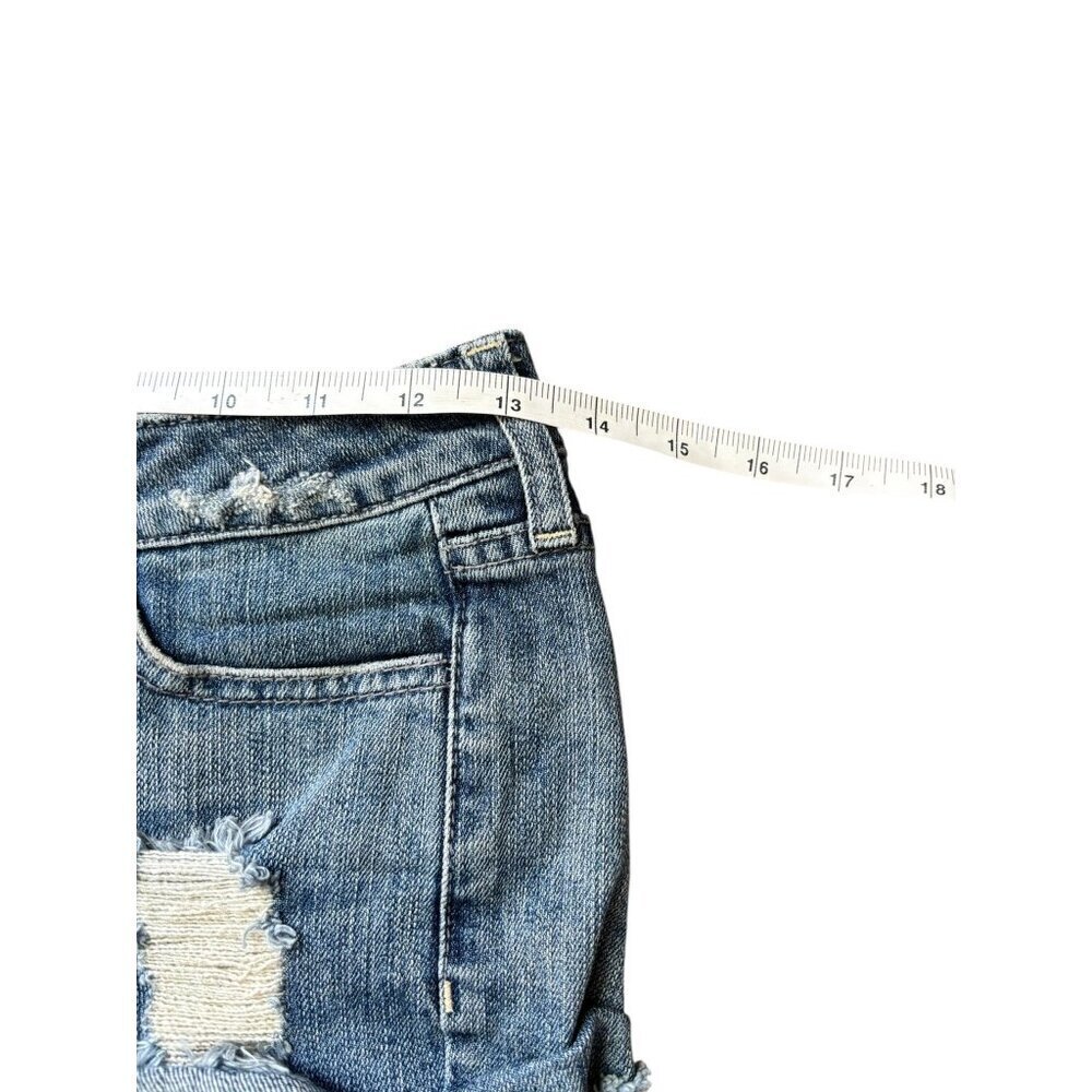 Forever 21 Women's Denim Blue Shorty Shorts - Picture 4 of 5